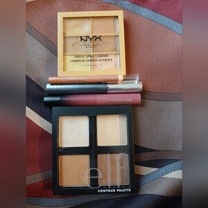 NYX Conceal Correct Contour Palette - Cream Shades With Other Make Up